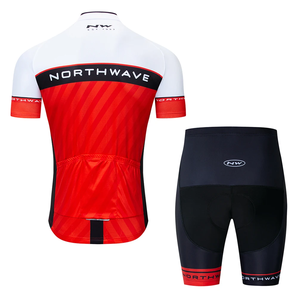 NW 2019 Summer Cycling Jersey Short Sleeve Set Bike Bicycle Clothing ropa Ciclismo uniformes Cycle Clothes Maillot Bib Shorts | Спорт и