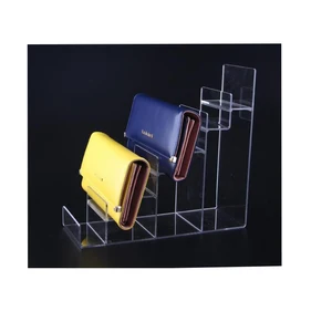 Лидер продаж, 2 шт., 7-слойный акриловый кошелек, подставка для кошелька, держатель, модная косметика для телефона, ювелирная полка, стойка для демонстрации лака для ногтей