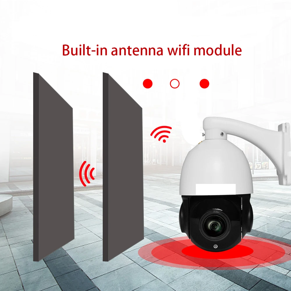 Купольная камера Full HD 2592x1944 PTZ 5 МП 20x оптическая зум IP ИК ночное видение Montion Detection H.265 P2P Onvif|Камеры