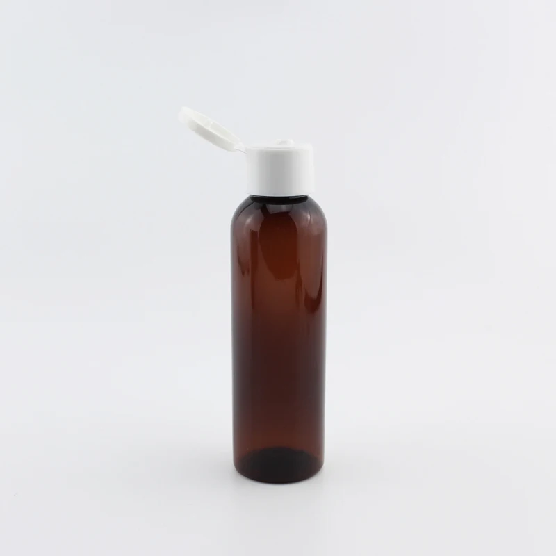 Brown Bottle White 120 мл X 40 черный медицинский контейнер пластиковая бутылка с откидной верхней крышкой пустые бутылки для жидкого мыла флакон для шампуня и лосьона 4 унции - Цвет: Brown Bottle White