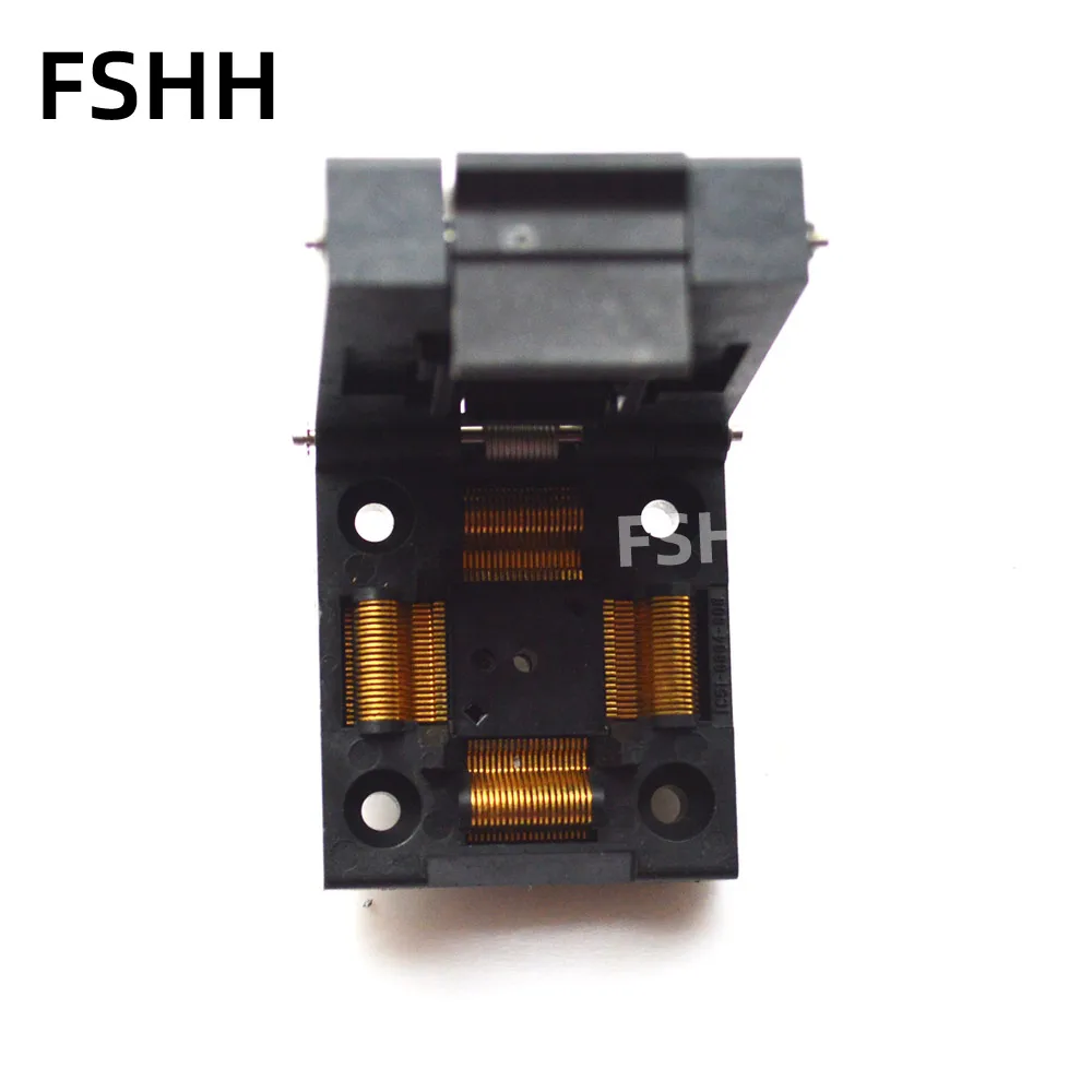 IC51-0804-808 test socket QFP80 TQFP80 LQFP80 IC SOCKET Pitch 0.5mm enlarge