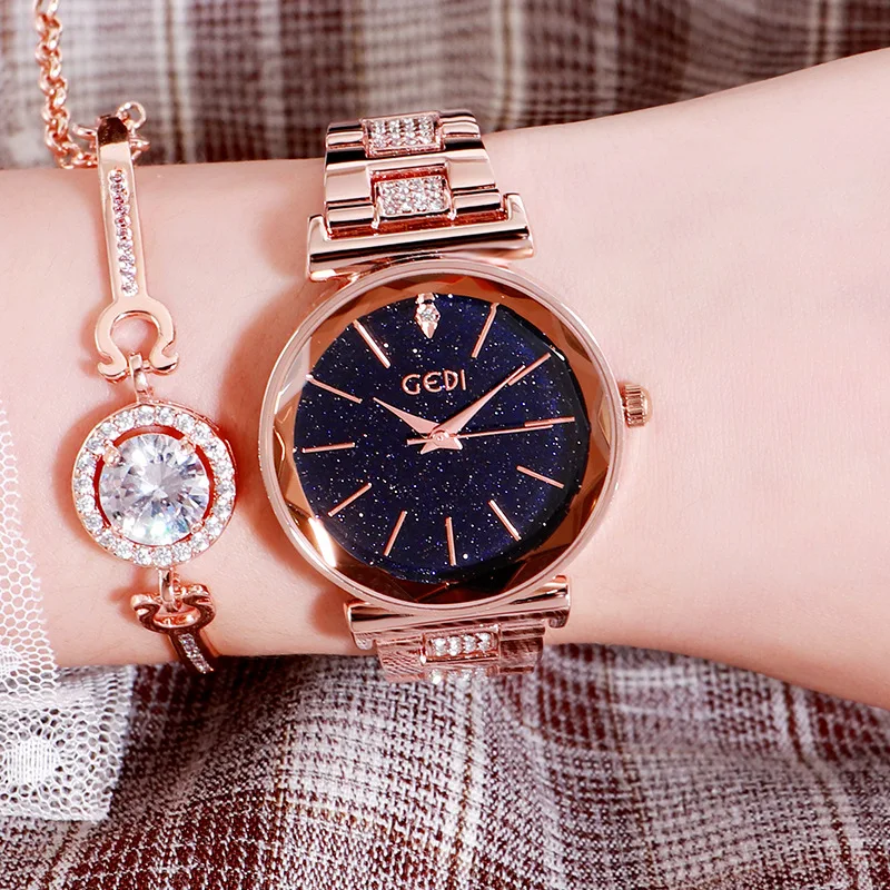 

Women Luxury Rhinestone Stainless Steel Quartz Watches Ladies Business Watch Japanese Quartz Movement Relogio Feminino 2020