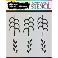 2021 new ear of rice pattern stencil new arrival 2021 diy molds scrapbooking paper making cuts crafts template handmade card