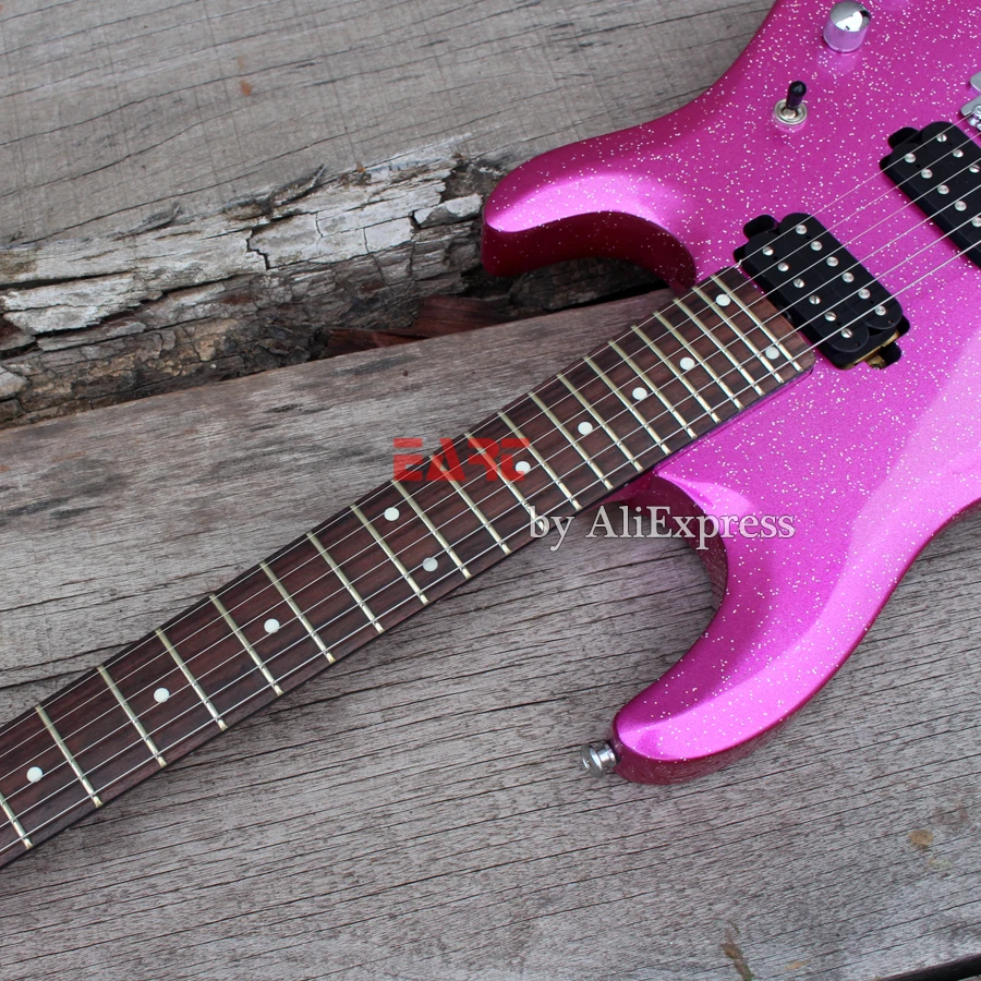 Eart фабрика custom shop Новинка JP60L металлическая фиолетовая 6 струнная электрогитара