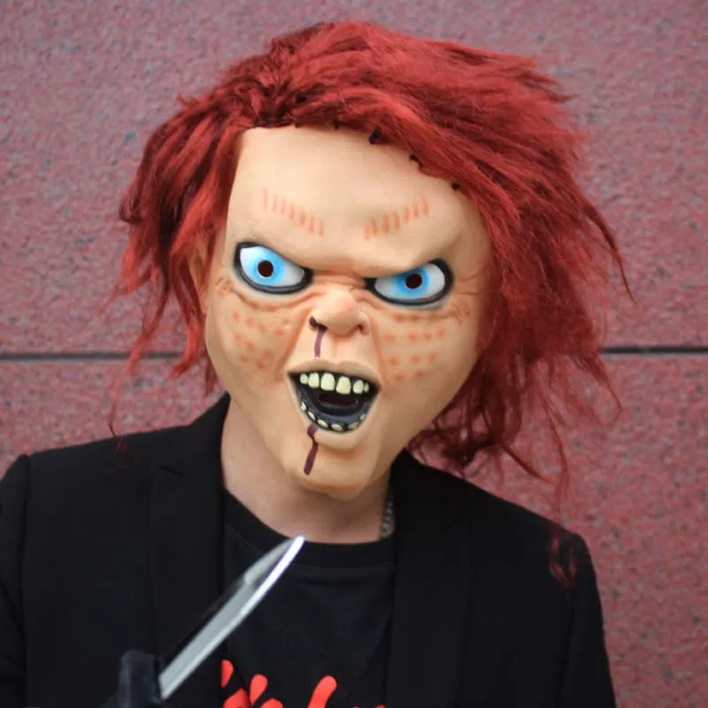 

Хэллоуин ужасная маска зомби призрак кукла ужасная маска лицо клоун силиконовая маска фестиваль фотомаска