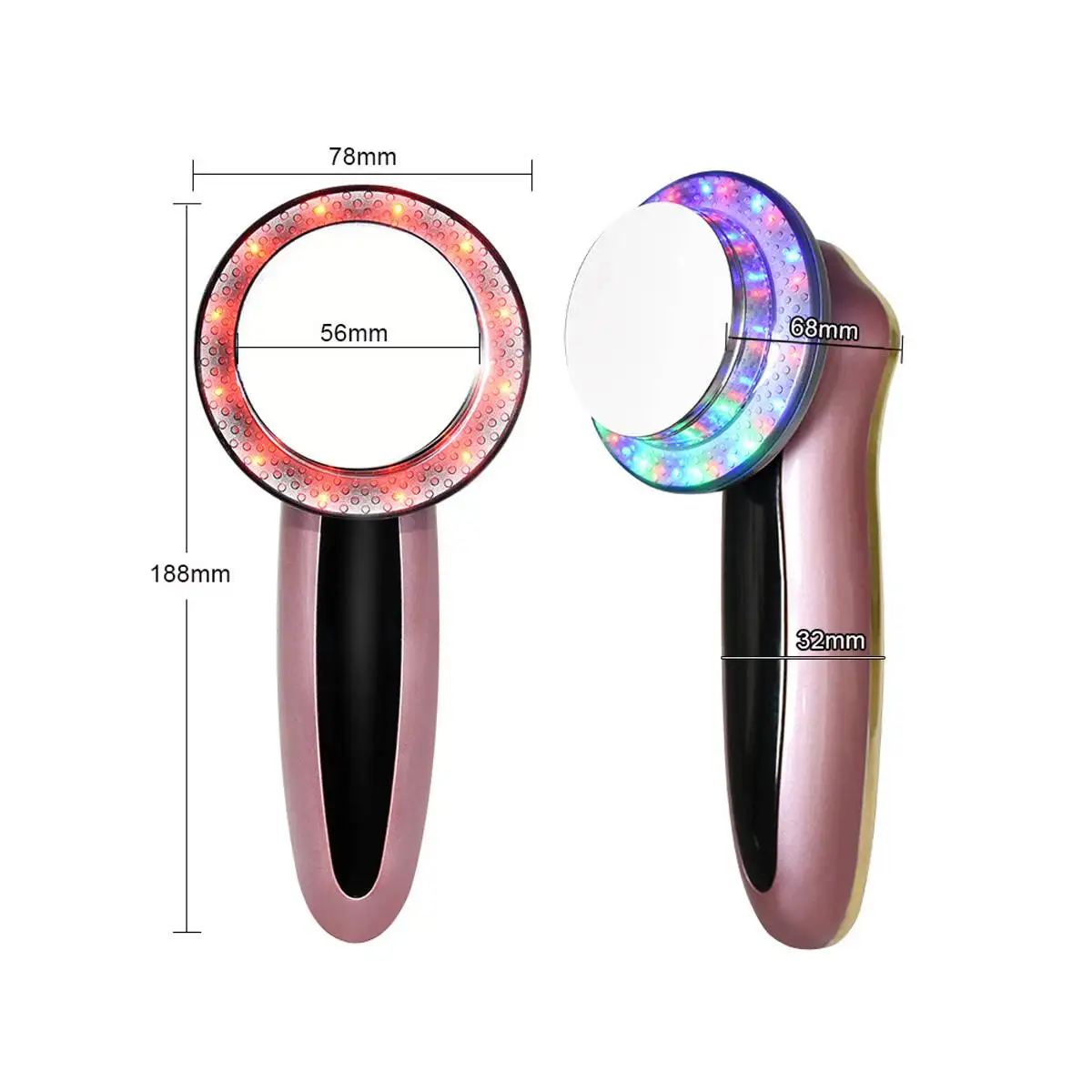 

Face Lifting 6 in 1 EMS Ultrasound Slimming Fat Burner Infrared Ultrasonic Body Massager Device Cavitation Face Beauty Machine