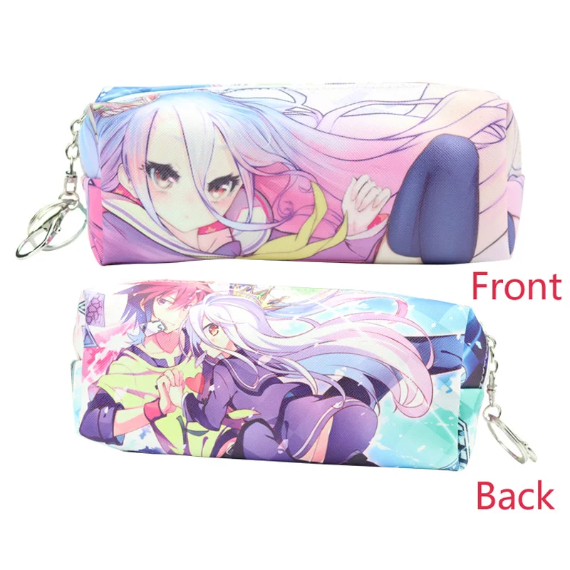 Аниме Нет игры нет жизни косметичка Sora/Shiro мультфильм канцелярские