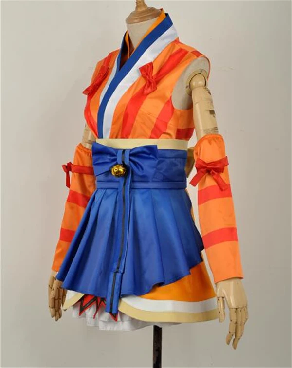 Аниме одежда Love Live Sunshine Aqours Takami Chika Mijuku Dreamer кимоно Косплей Костюм A |