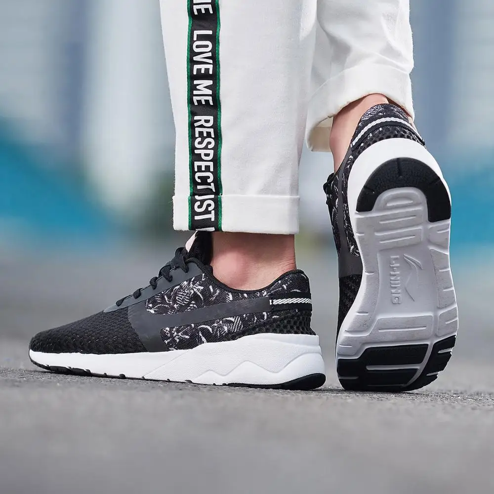 Li-Ning/женская спортивная обувь для прогулок и отдыха; дышащие кроссовки; светильник; спортивная обувь; AGCM054 SAMJ17