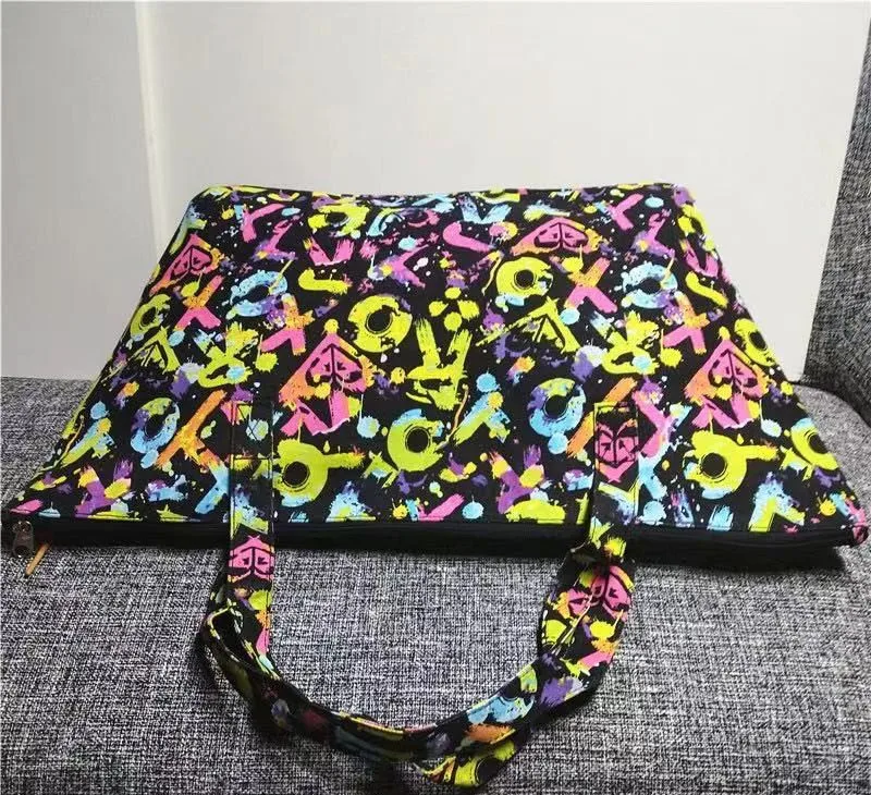 Холщовая пляжная сумка-тоут ROXY для серфинга с наплечными карманами и большим