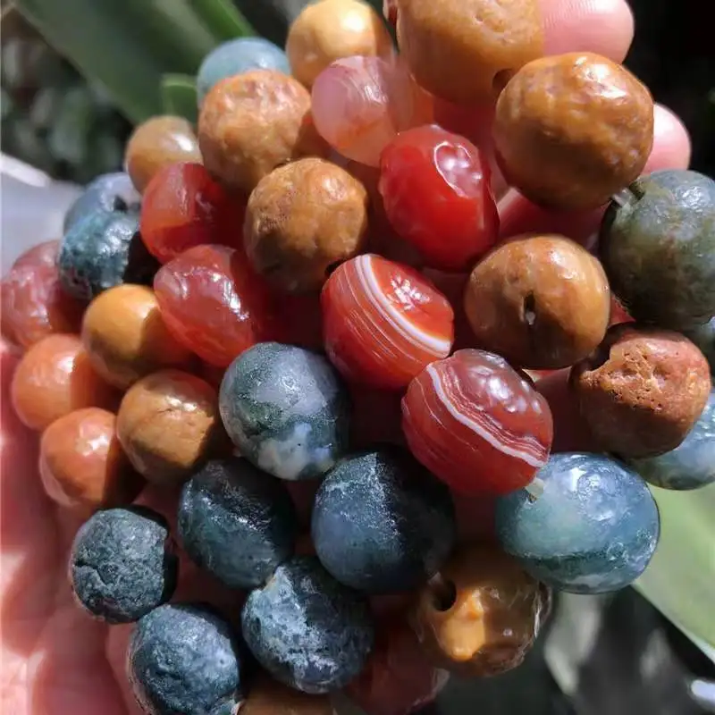 

Alxa next door pure natural agate rough-shaped bracelet bracelet, perfect appearance, gorgeous color, creamy texture