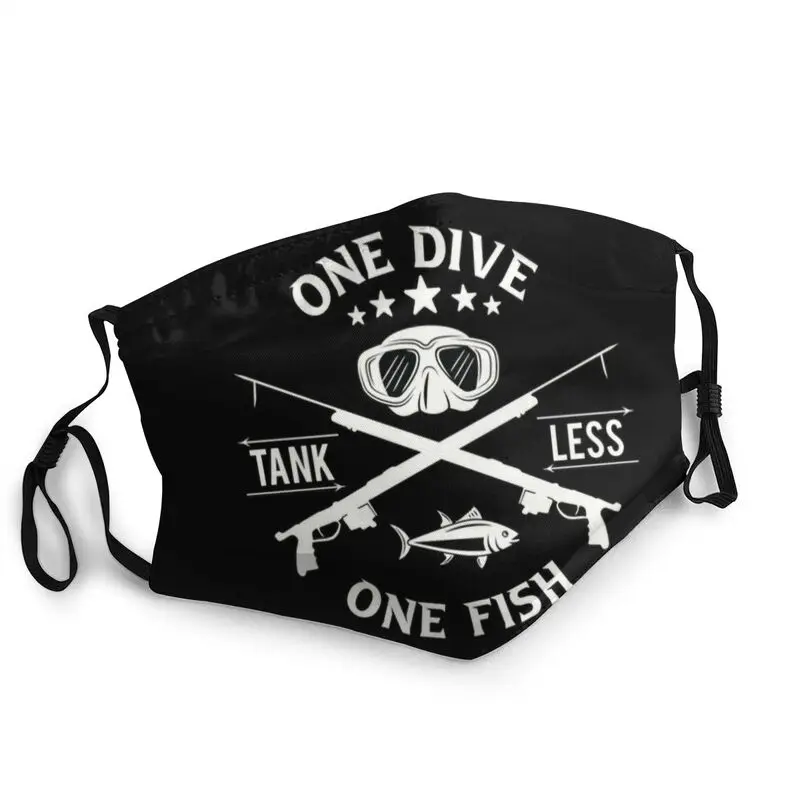 

Многоразовая маска для лица One Dive One Fish для мужчин и женщин, маска для подводной охоты без резервуара, С Пылезащитным покрытием, респиратор