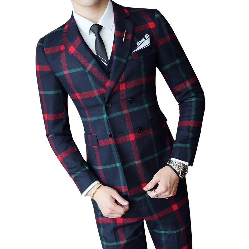

red I brought paintings (coat + Vest + pants), wedding dress of the rookie in 2020, men's suits,