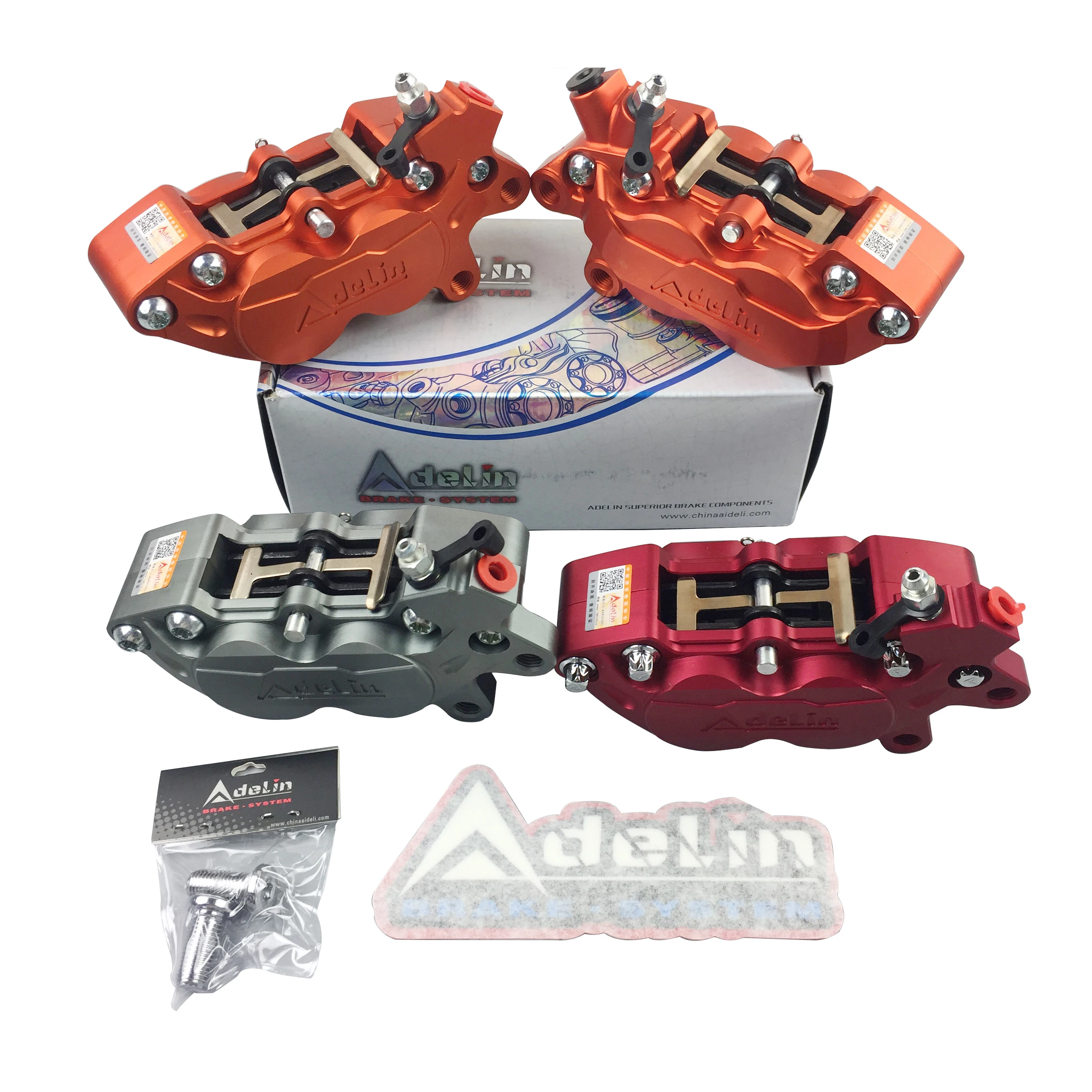 Adelin – étriers de frein à disque, moto, droite gauche, 4 pistons, 40mm, pour BWS RSZ CNC Honda cbr ADL-7, HF6/F101, 1000