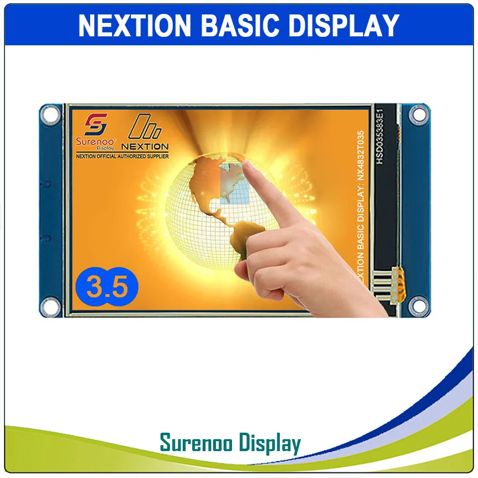 3," NX4832T035 Nextion Basic HMI Smart USART UART серийный резистивный сенсорный TFT ЖК-модуль панель дисплея для Arduino RaspBerry Pi