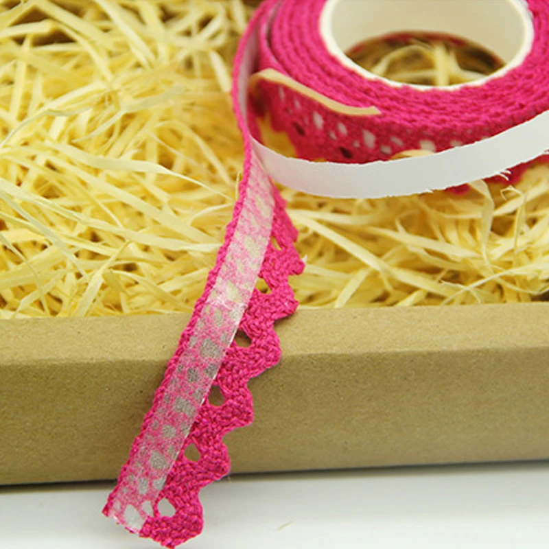 2 ярда Ширина 16 мм хлопковая кружевная обрезка лента для альбома/скрапбукинга