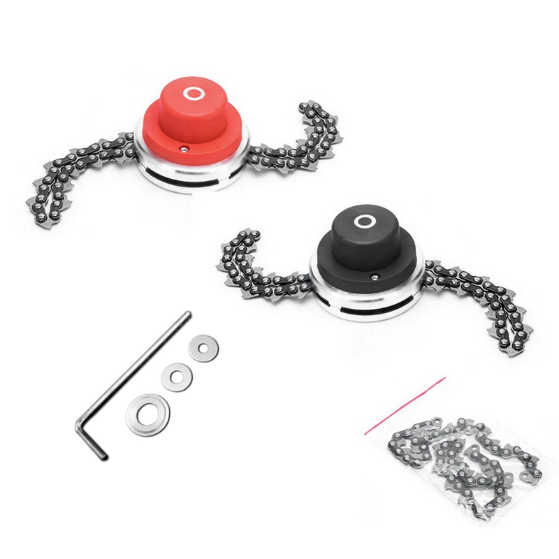 Универсальный 65 мм газонокосилка цепи Головка триммера цепь щеточка для машинка