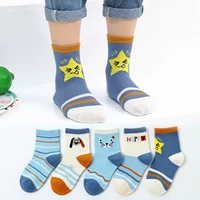 5 pairslot cotton kids socks cute cartoon baby girls socks boys toddler socks for children winter warm socks 1 12 years old