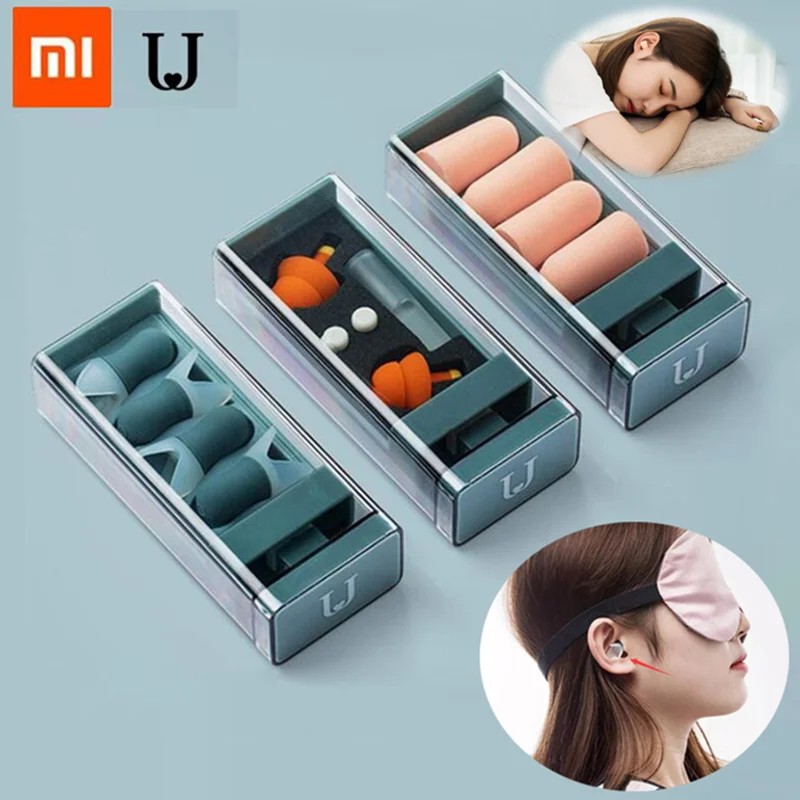 

Звукоизоляционные беруши Xiaomi Jordan & Judy для сна, шумоподавляющие легкие мягкие силиконовые беруши для сна из пеноматериала для путешествий