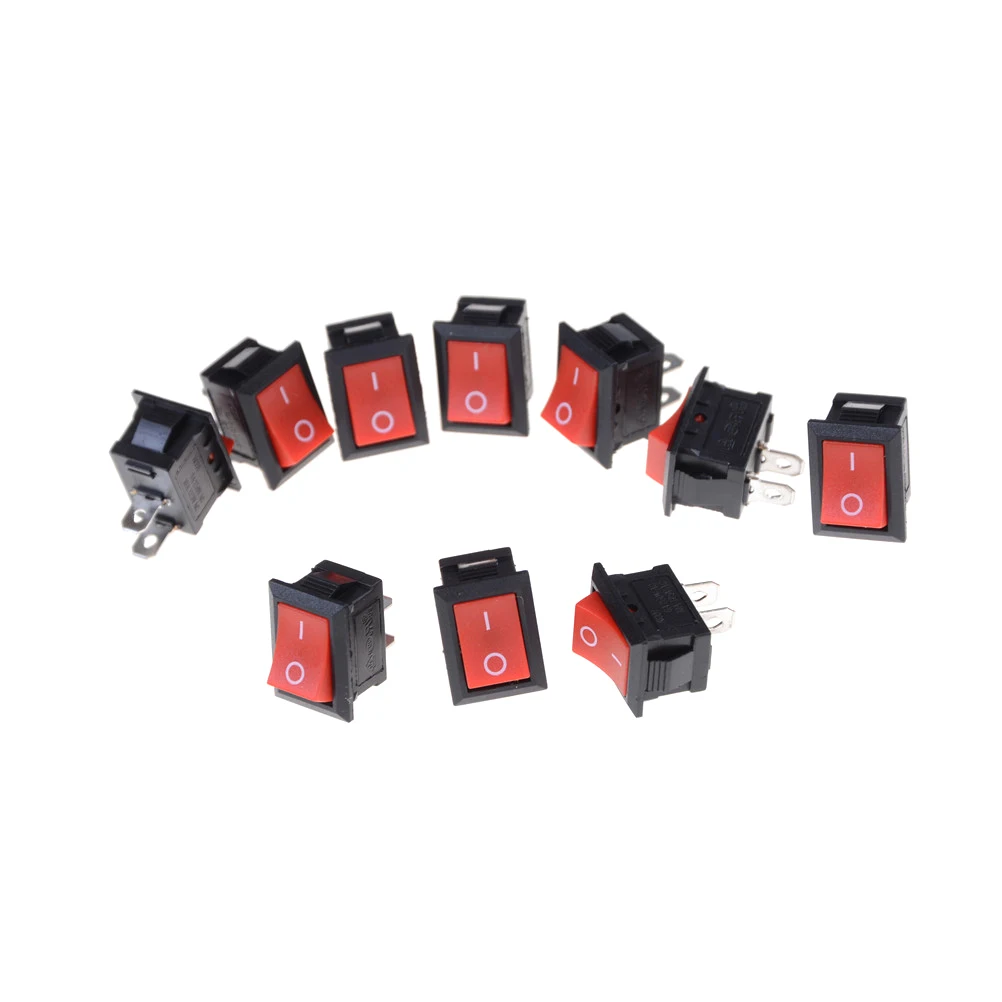 ZLinKJ практичный Новый 10 шт./лот красный 15*21 мм SPST 2PIN вкл/выкл G125 Кулисный