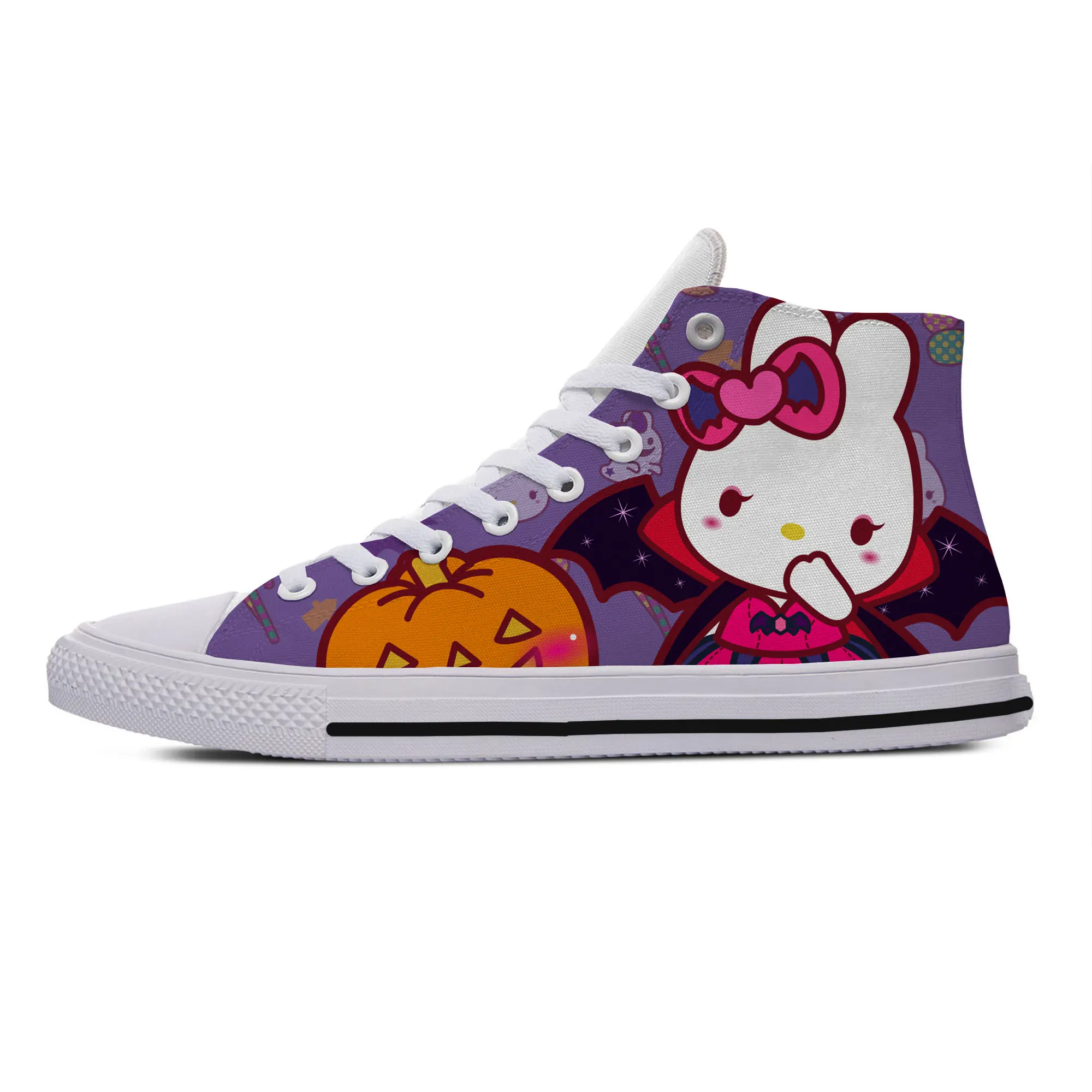 

Carol Chen men Women Canvas Flats Kawaii Vulcanized Shoes 2021 New Cartoon Retro Anime Style Casual Shoes Custom shoes