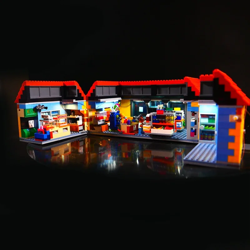 Только наборы светодиодных ламп для 71016 Kwik-E-Mart (модель в комплект не входит) |