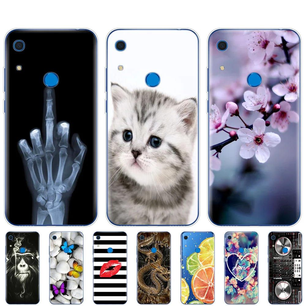 Чехол для huawei Y6s чехол накладка 6 09 дюйма мягкий силиконовый из ТПУ Y6 S бампер