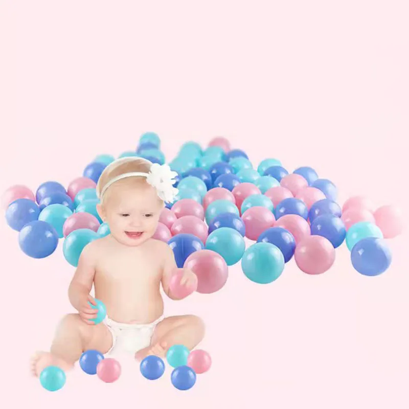 

10/30/100Pcs 5.8cm Colorful Plastic Ocean Ball For Playpen Tents Outdoor Fun Sports Children Sensory Baby Toy
