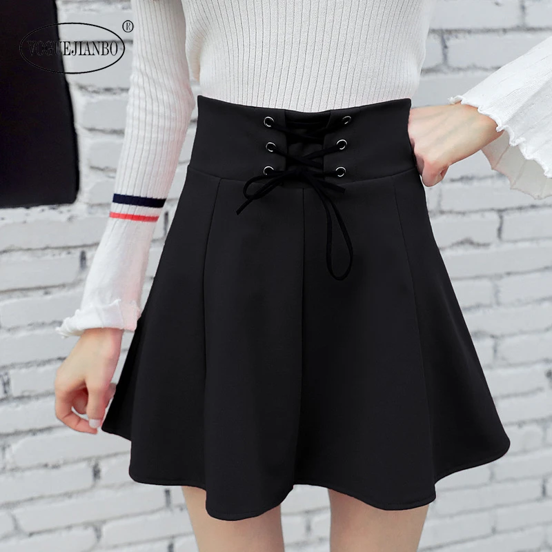 Женская атласная юбка с бантом красная трапециевидная весна 2020|Женские юбки| |