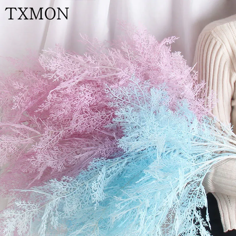 цветочки для рукоделия TXMON очаровательные 6 веток смога искусственные поддельные