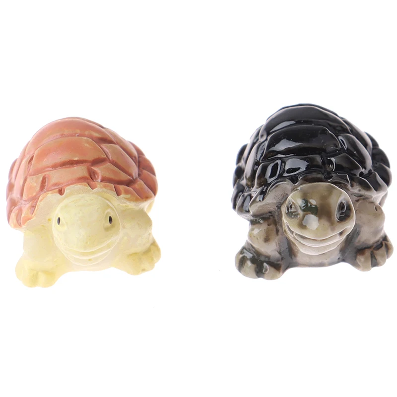 

Mini Tortoise Garden Ornament Miniature Plant Pots Fairy Micro Miniatures Foam Fairy Garden Supplies