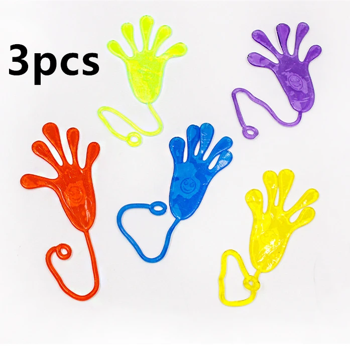 Комплект из 3 х предметов детский новый эластичный липкий хлюпающий шлепок