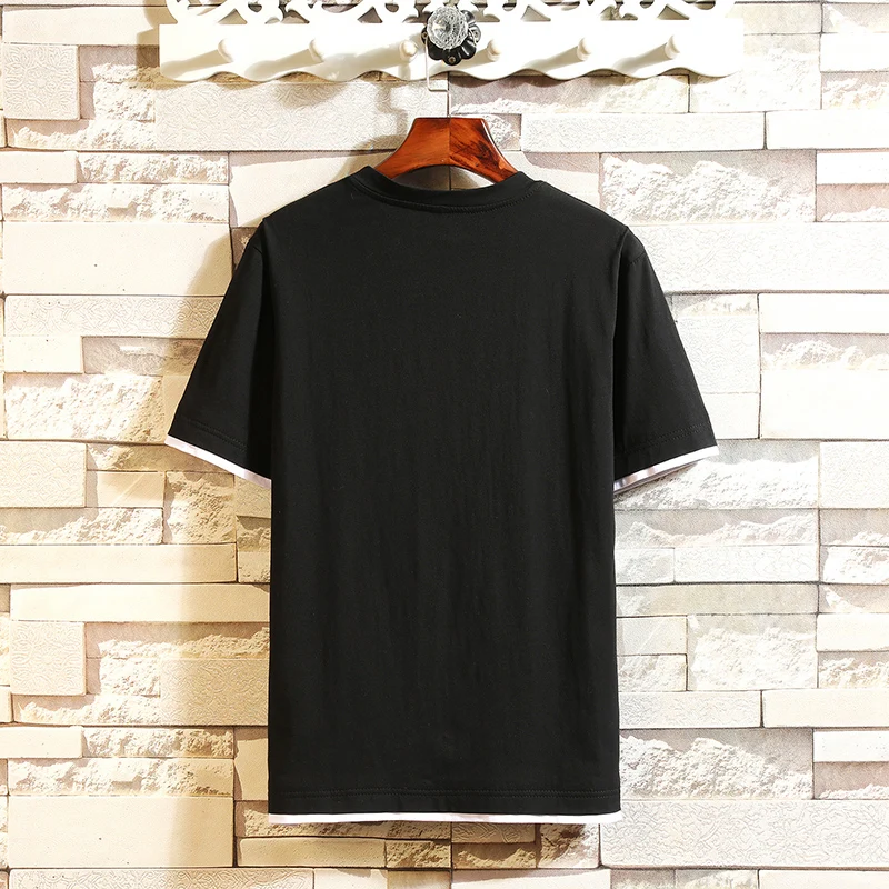 SingleRoad Man's T-Shirt Men 2020 Summer Top Harajuku Solid Tees Oversized Japanese Streetwear T Shirt Cotton Tshirt Male | Мужская