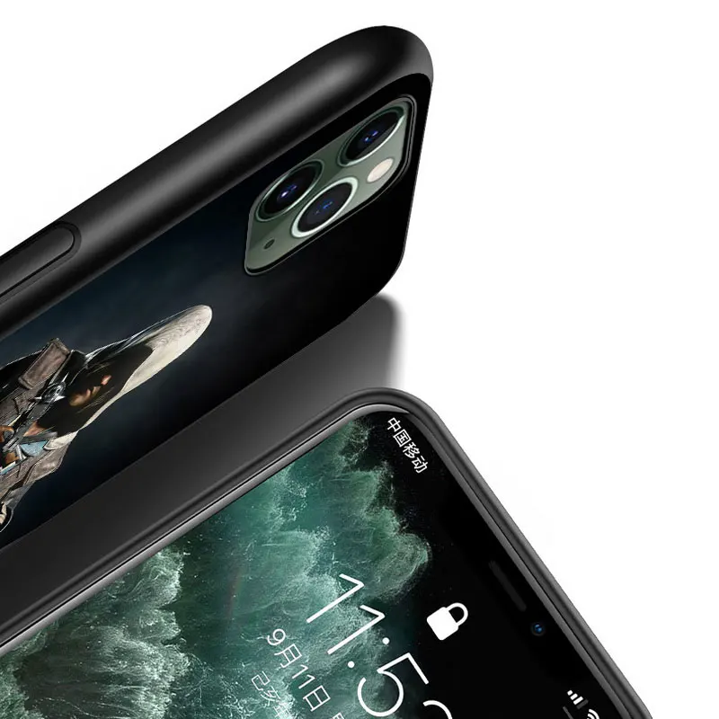 

Faith Assassin's Creed For Apple iPhone 12 11 XS Pro Max Mini XR X 8 7 6 6S Plus 5 SE 2020 Black Silicone Cover Phone Cross