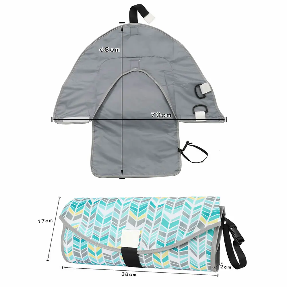 

Portable Baby Diaper Changing Mat Infants Travel Waterproof Washable Diaper Changing Pad Cover Reusable Clean Nappy Mats