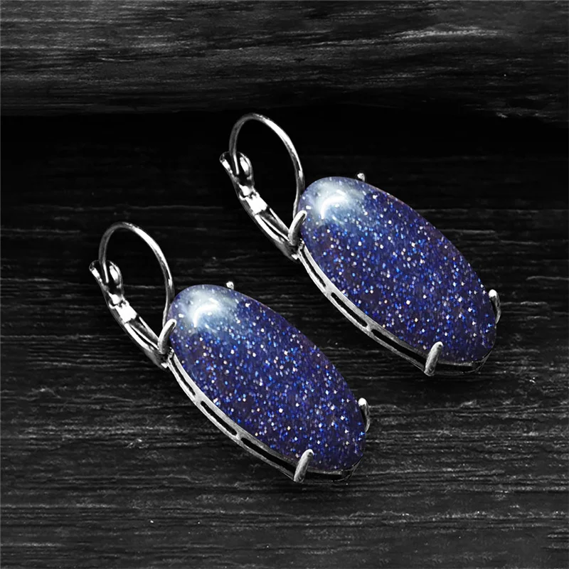 Женские серьги с блестками в форме глаза подвеской виде когтя из настоящего