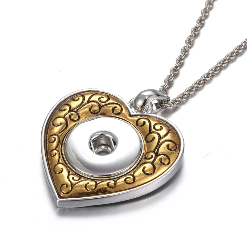 Новинка 2020 ожерелье с кнопкой застежкой кулон 18 мм кнопками застежками ювелирные