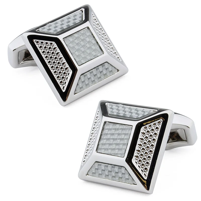 Модные ювелирные изделия мужские запонки Металлические медные с эмалью из