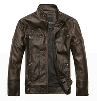 autumn men motorcycle leather jacket mens leather jacketmens leather jackets coats