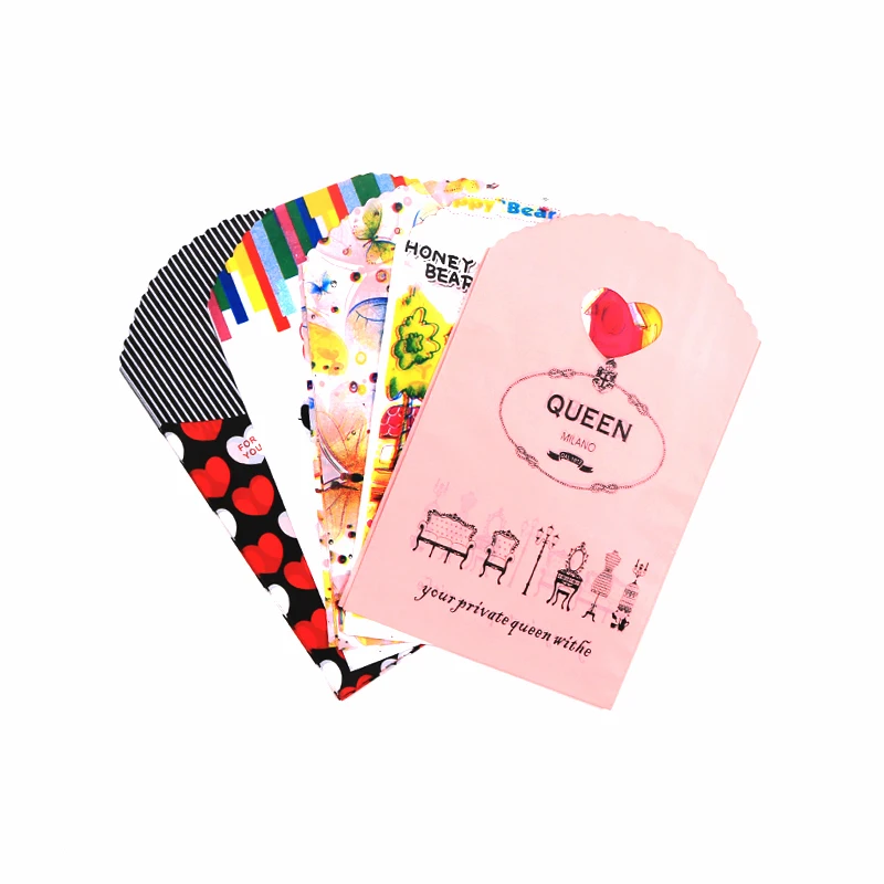 

Wholesale 100pcs/lot Small Plastic Bags 13x21cm cute Goodies Cosmetics Jewelry Packaging Bags Festival Favor Plastic Gift Bag