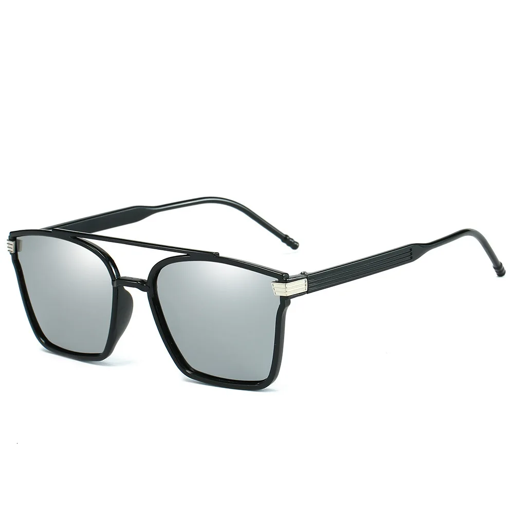 SHARK SAIL Brand Design Sunglasses Men Driver Shades Male Vintage Sun Glasses For Spuare Mirror Summer UV400 Oculos | Аксессуары для