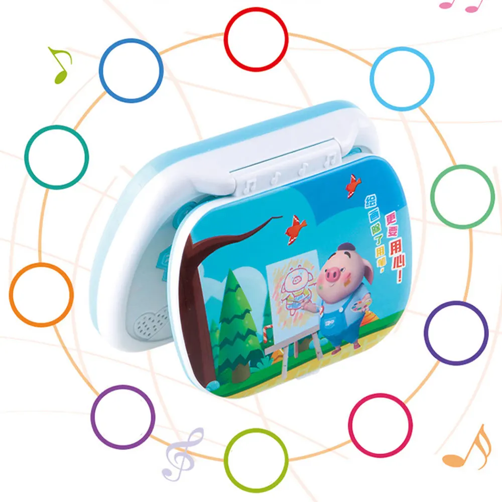 Детская обучающая машинка детская развивающая игрушка для обучения ноутбука