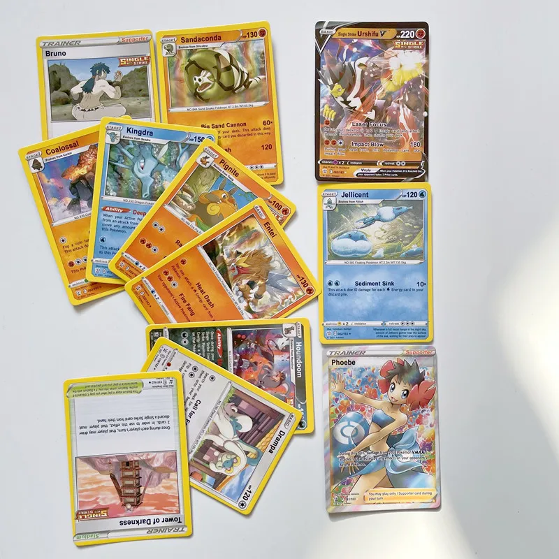 Новинка 2012 9 карт Pokemon GX Tag Team Vmax EX Super Power блестящие карты карточная игра карточки