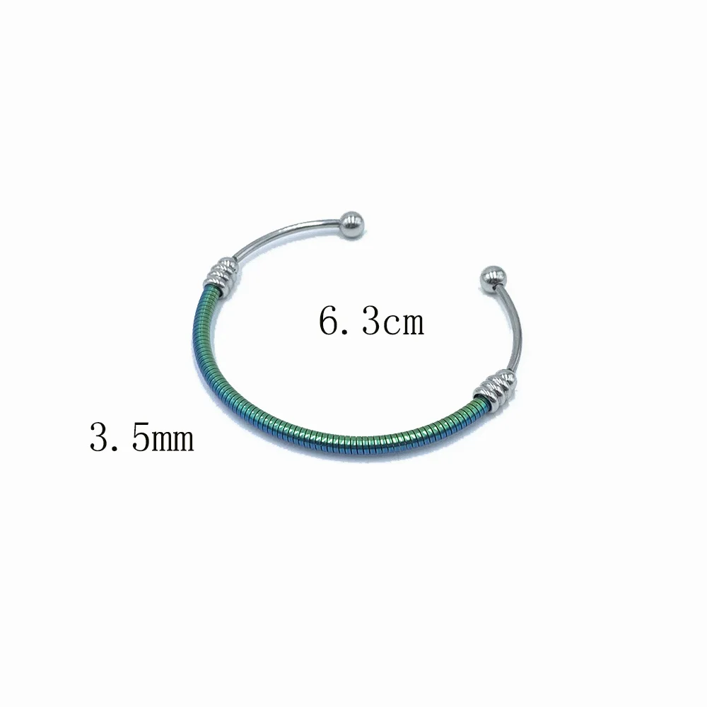 

Charm Adjustable Cuff Bracelets Mesh Elastic Stainless Steel New Style Bracelet For Men Women Jewelry Bangles Gifts
