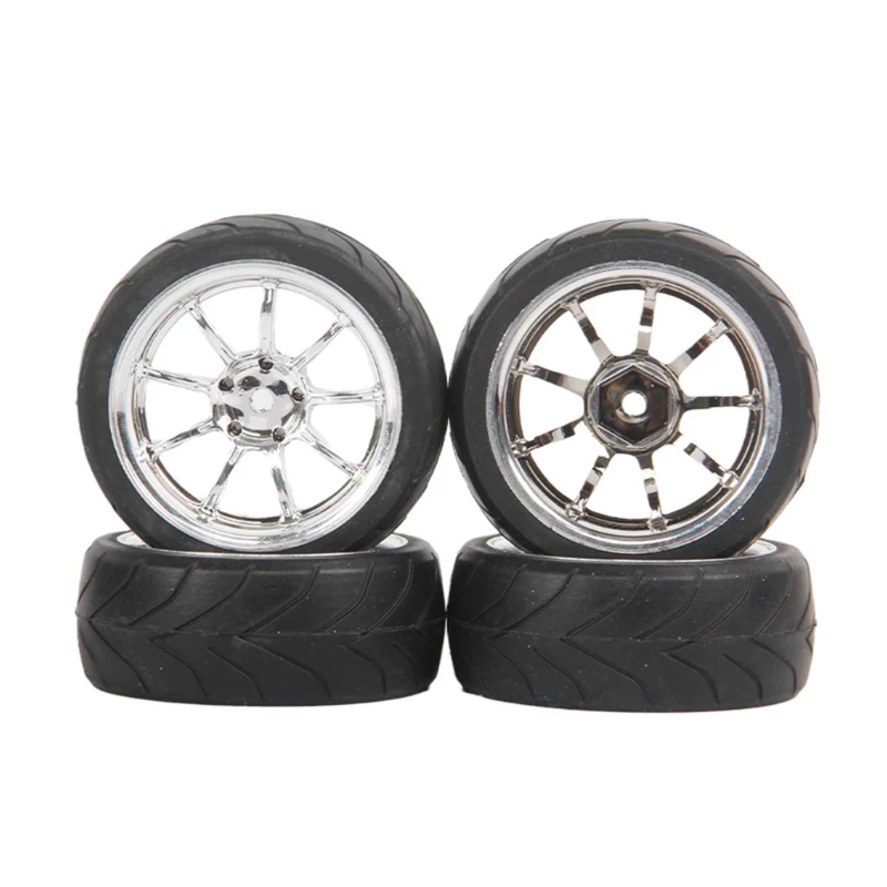 

U50F 4Pcs/Pack Vehicle Car Track Wheels, Off-road Vehicles Accessories Wheels Compatible with WPL B14 B24 C14 C24 C34 C44