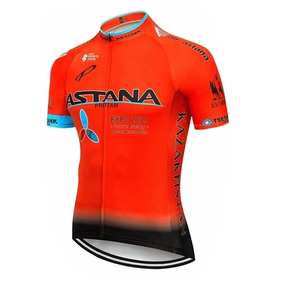 Новинка, астанинская команда, профессиональная велосипедная майка MTB Ropa Ciclismo, мужская и женская летняя одежда для велоспорта