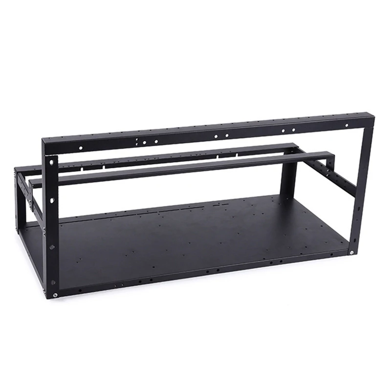 

Open Air Miner 6 GPU Mining Frame Rig Case Computer ETH Frame Rig for Bitcon Miner Kit Unassembled Ethereum