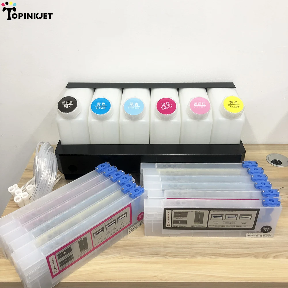 6 + 12 объемных чернил для Roland Mimaki Mutoh ECO Solvent струйный принтер с системой СНПЧ