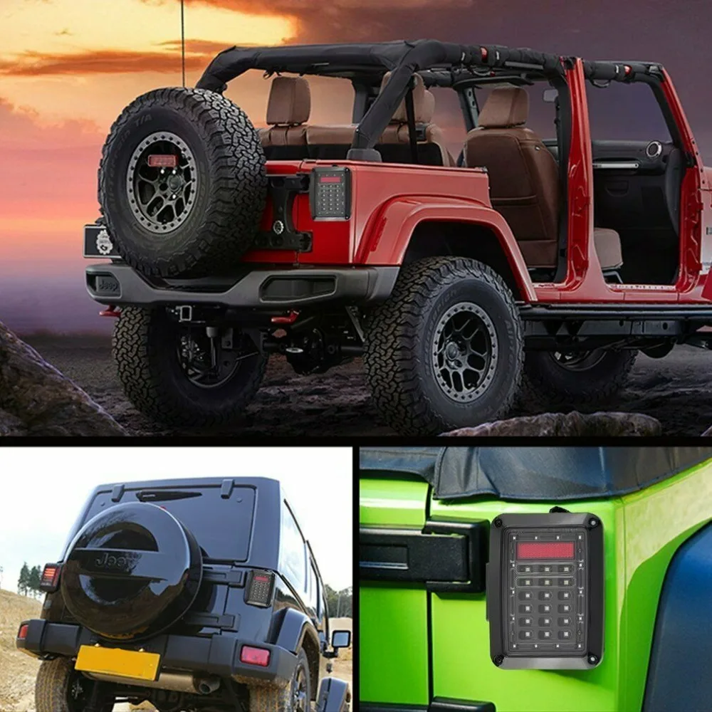 Светодиодный задний фонарь для Jeep Wrangler Jk светодиодный задний фонарь стоп Обратный Свет для Jeep Wrangler JK JKU аксессуары 2007