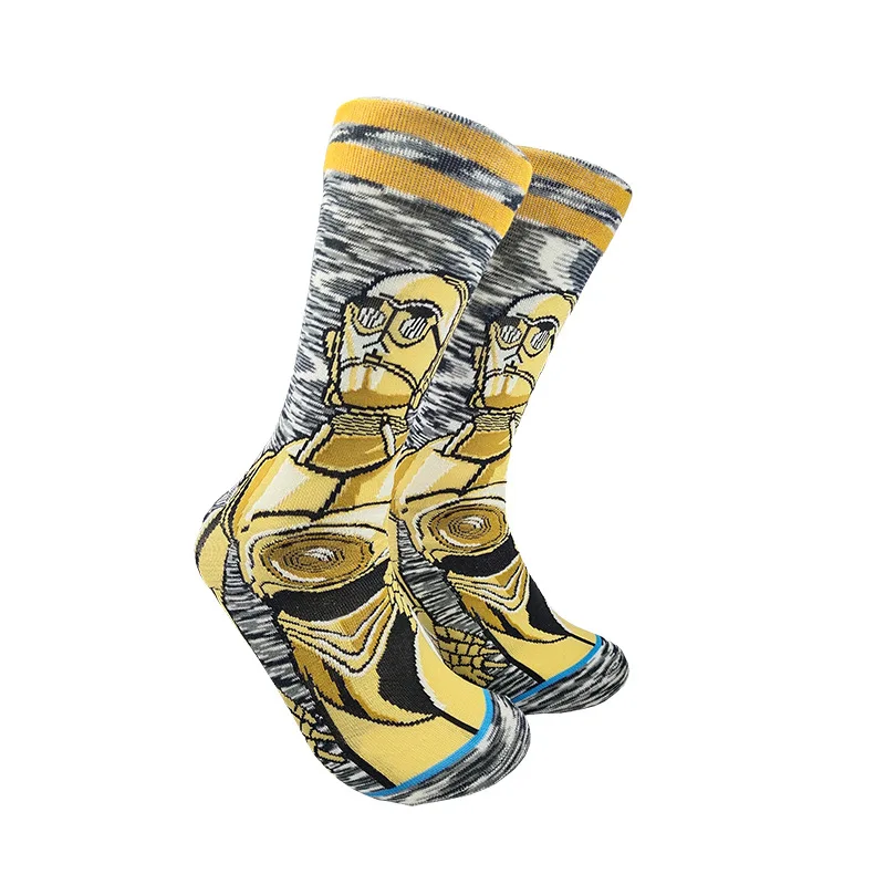 

Anime Socks Streetwear Hip Hop Novelty Socks Skateboard Street Sports